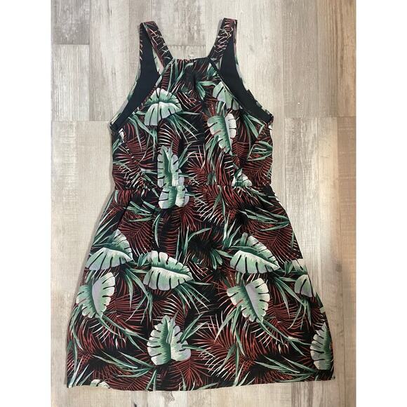 Madewell Silk Island Dress in Jungle Leaf Print Size 4 - Picture 11 of 12